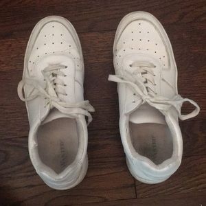 White sneakers